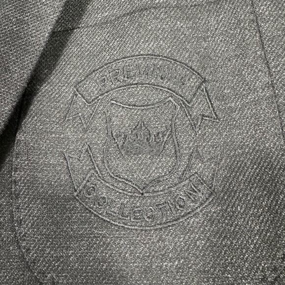 Zara Man (40) Premium Collection Sport Coat Blazer Elbow Patches Crest Pocket - Picture 11 of 16